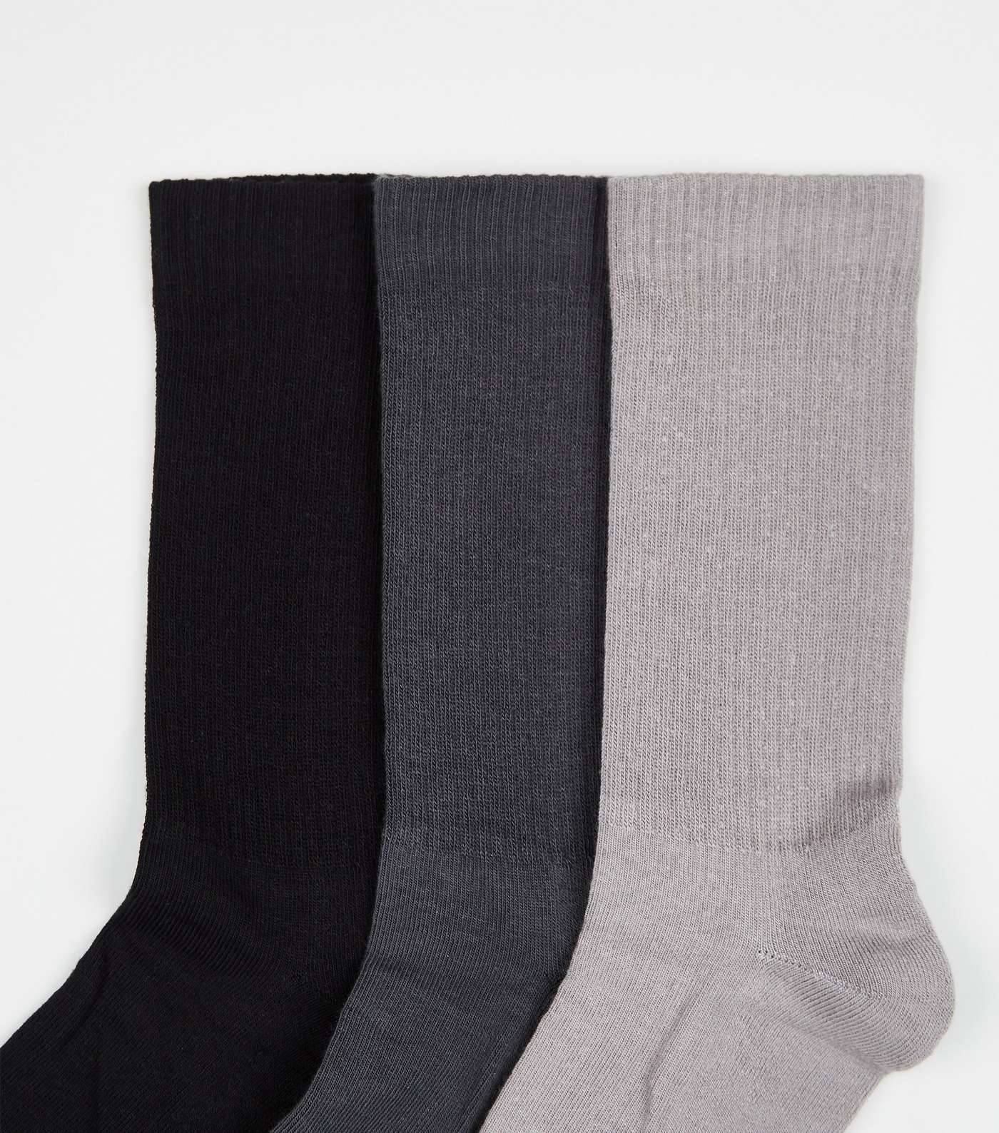 3 Pack Multicoloured Ribbed Socks Image 2