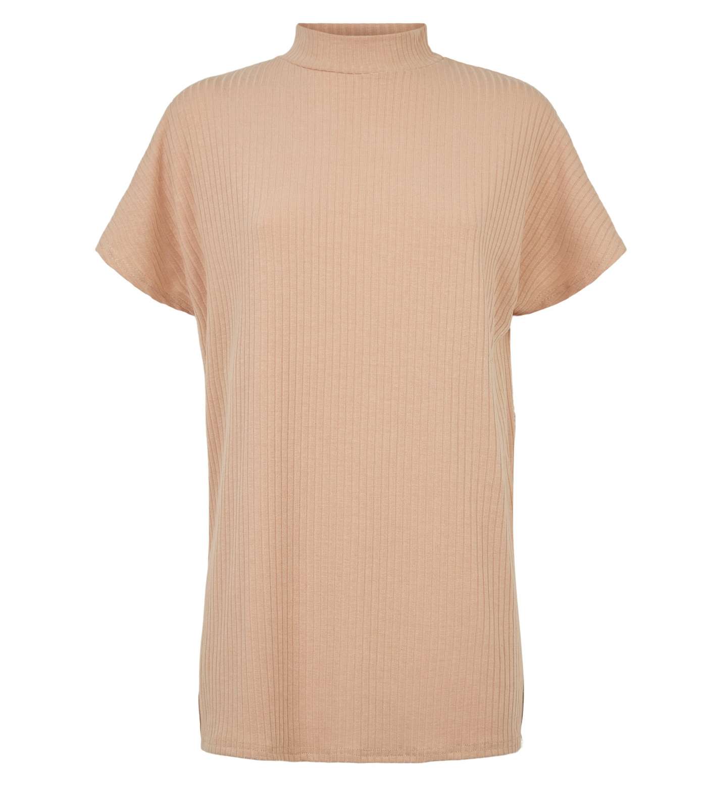 Camel Super Soft Ribbed Tunic Top Image 4