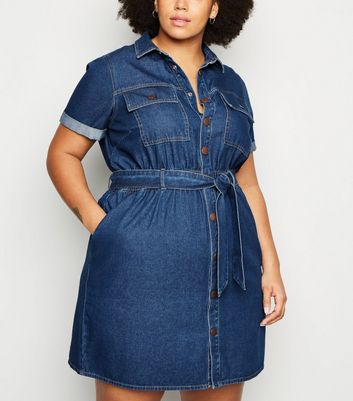 new look utility shirt dress