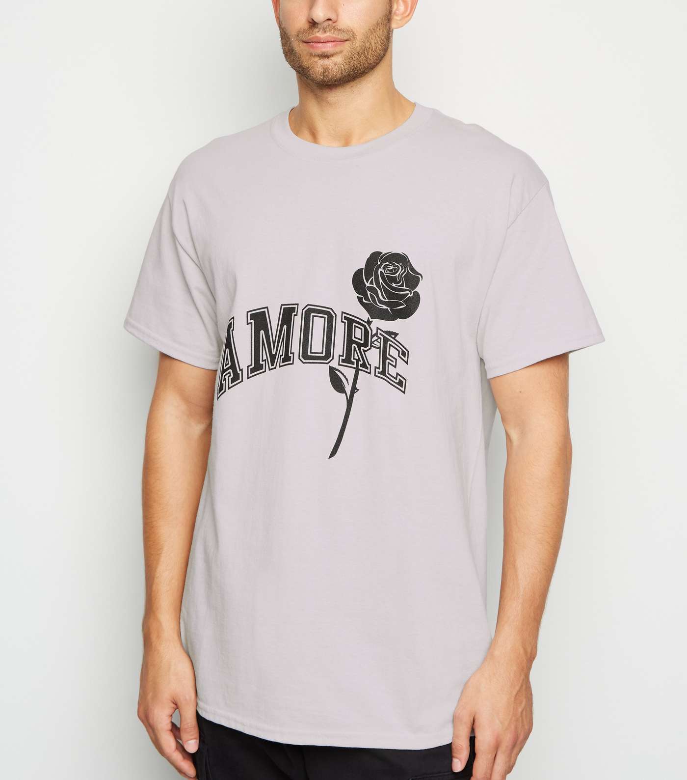 Stone Rose Amore Slogan T-Shirt