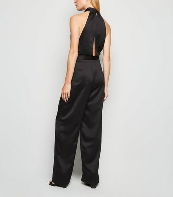 new look halter neck jumpsuit