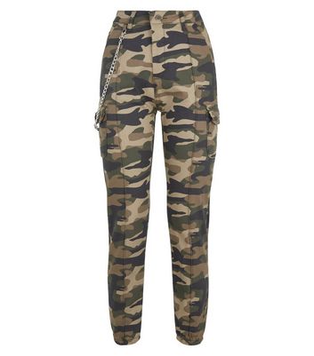 pink and green camouflage pants