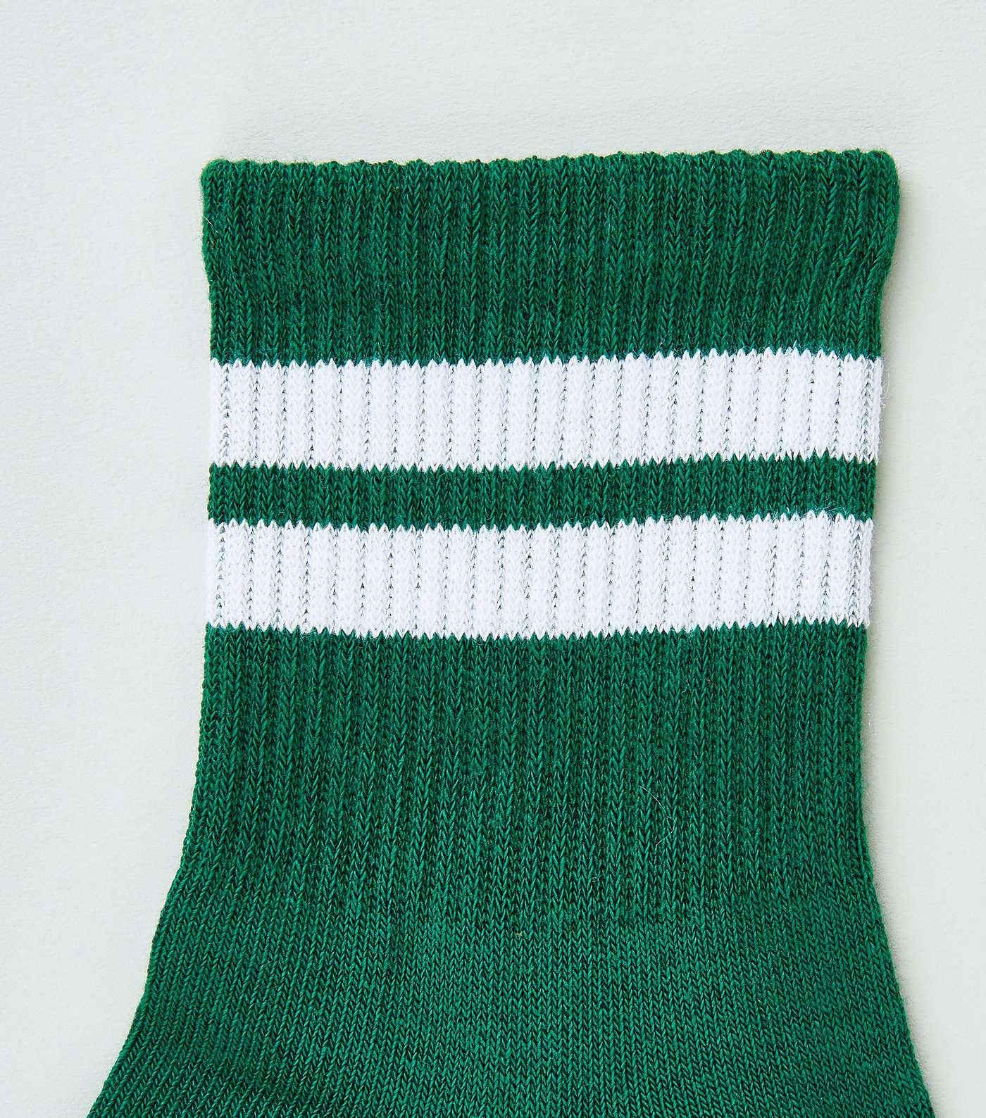 Green Sports Stripe Socks Image 3