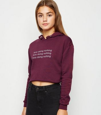 girls burgundy hoodie