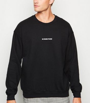 black sweater no hoodie