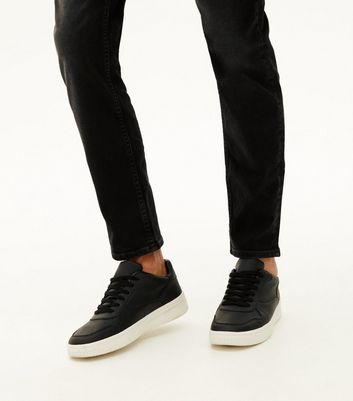 black slim stretch jeans