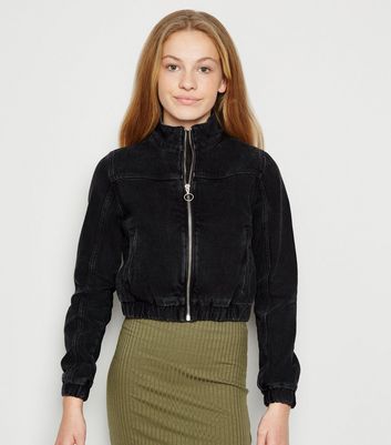 new look girls bomber jacket