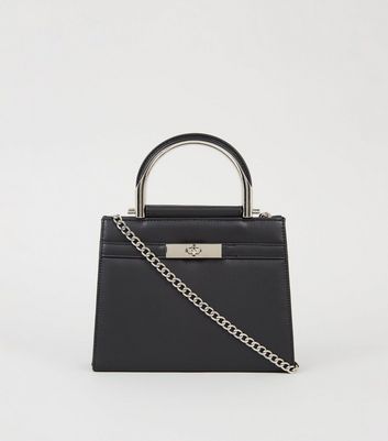 black mini hand bag