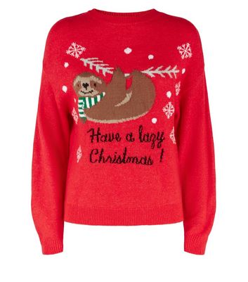 Sloth hot sale christmas jumper