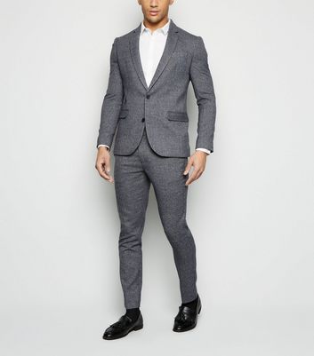 textured grey suit