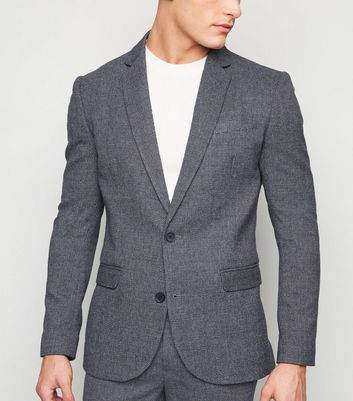 anzugjacke in Grau für Herren Herren Bekleidung Jacken Blazer New Look 