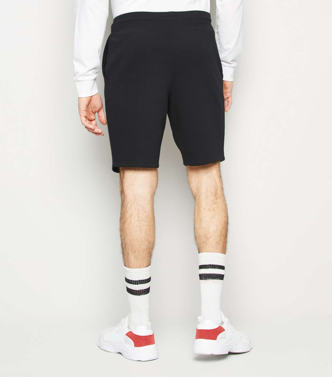 Black Jersey Shorts Image 3