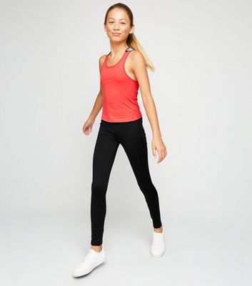 Girls black 2025 sports leggings