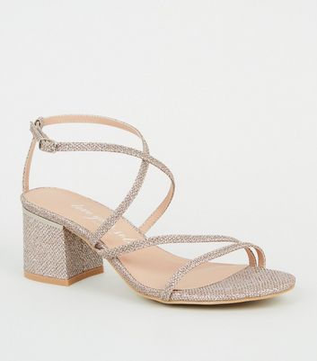 Newlook rose gold on sale shoes