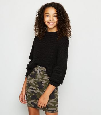 New look camo skirt hotsell