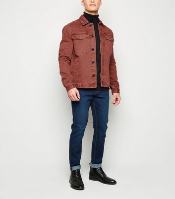 burgundy utility jacket