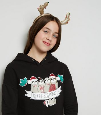 Girls store christmas hoodies