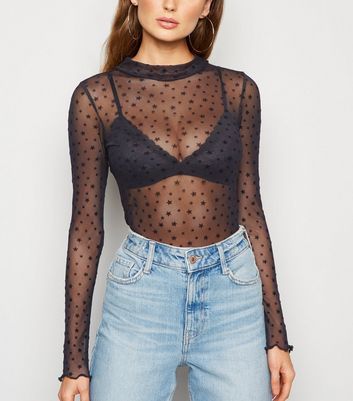 bralette mesh top