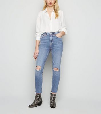 relaxed skinny jeans new look