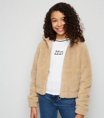 new look teddy jacket