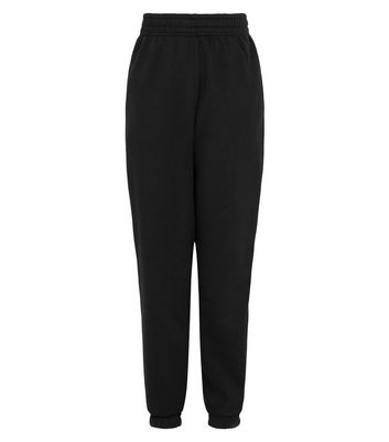 black jogging bottoms