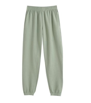 new look green joggers