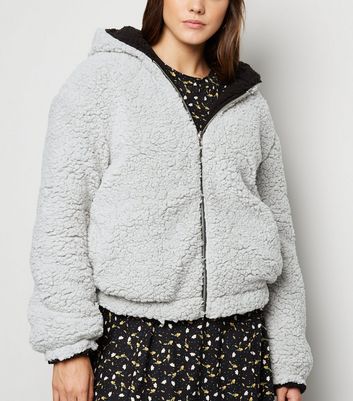 new look teddy fleece jacket