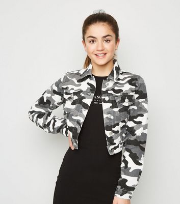 new look girls denim jacket