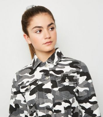 grey camo denim jacket