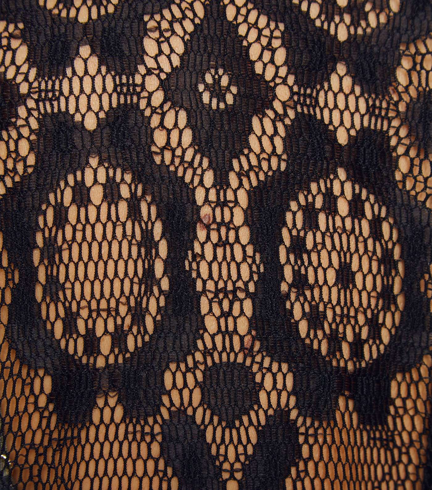 Black Crochet Belted Beach Kaftan Image 6