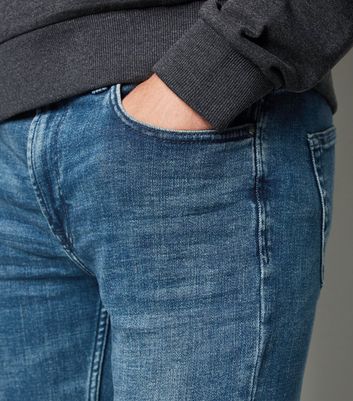 Image of Only & Sons Bright Blue Skinny Jeans New Look