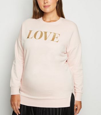 new look slogan sweatshirt