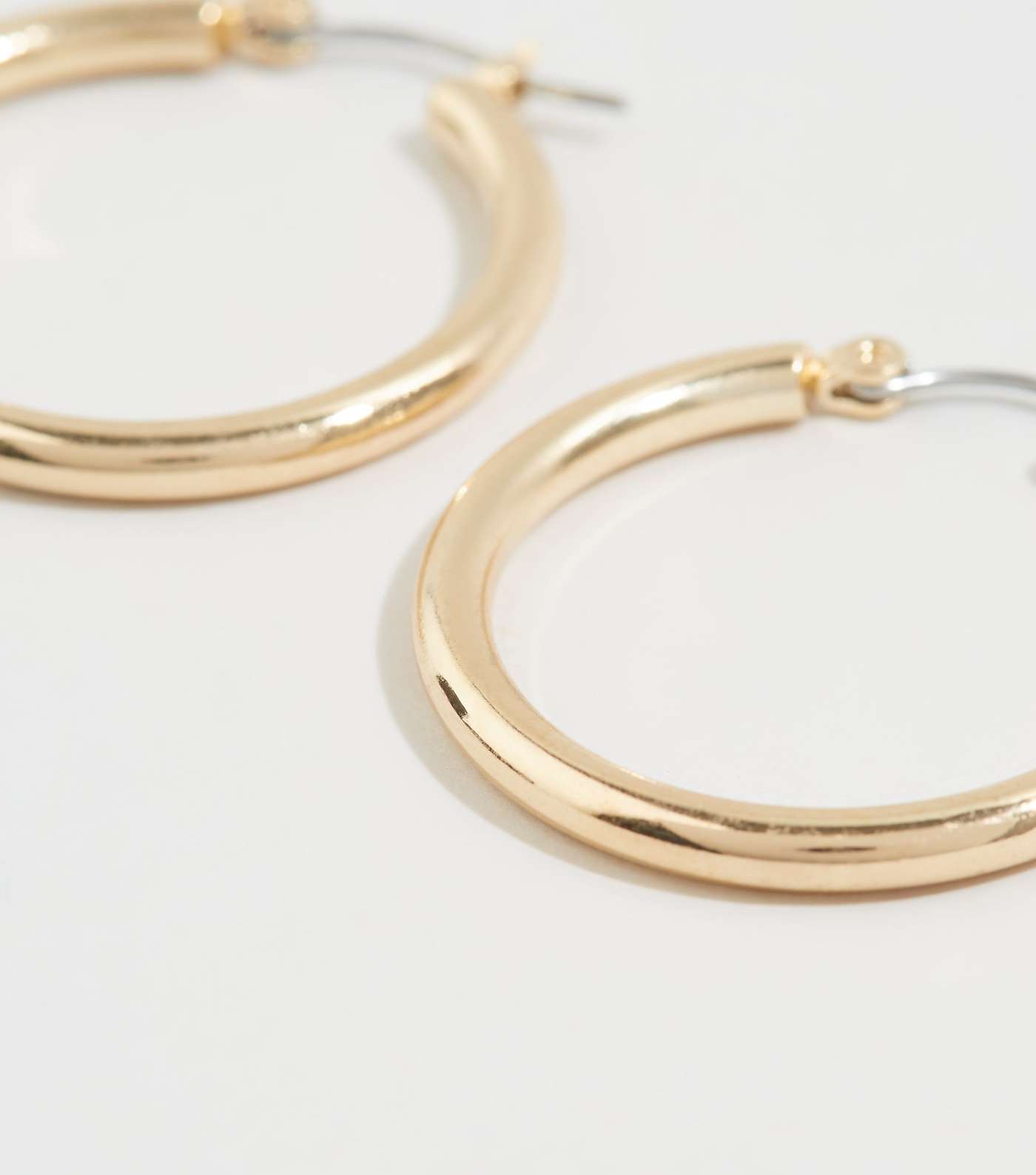 Gold Hoop Earrings Image 3