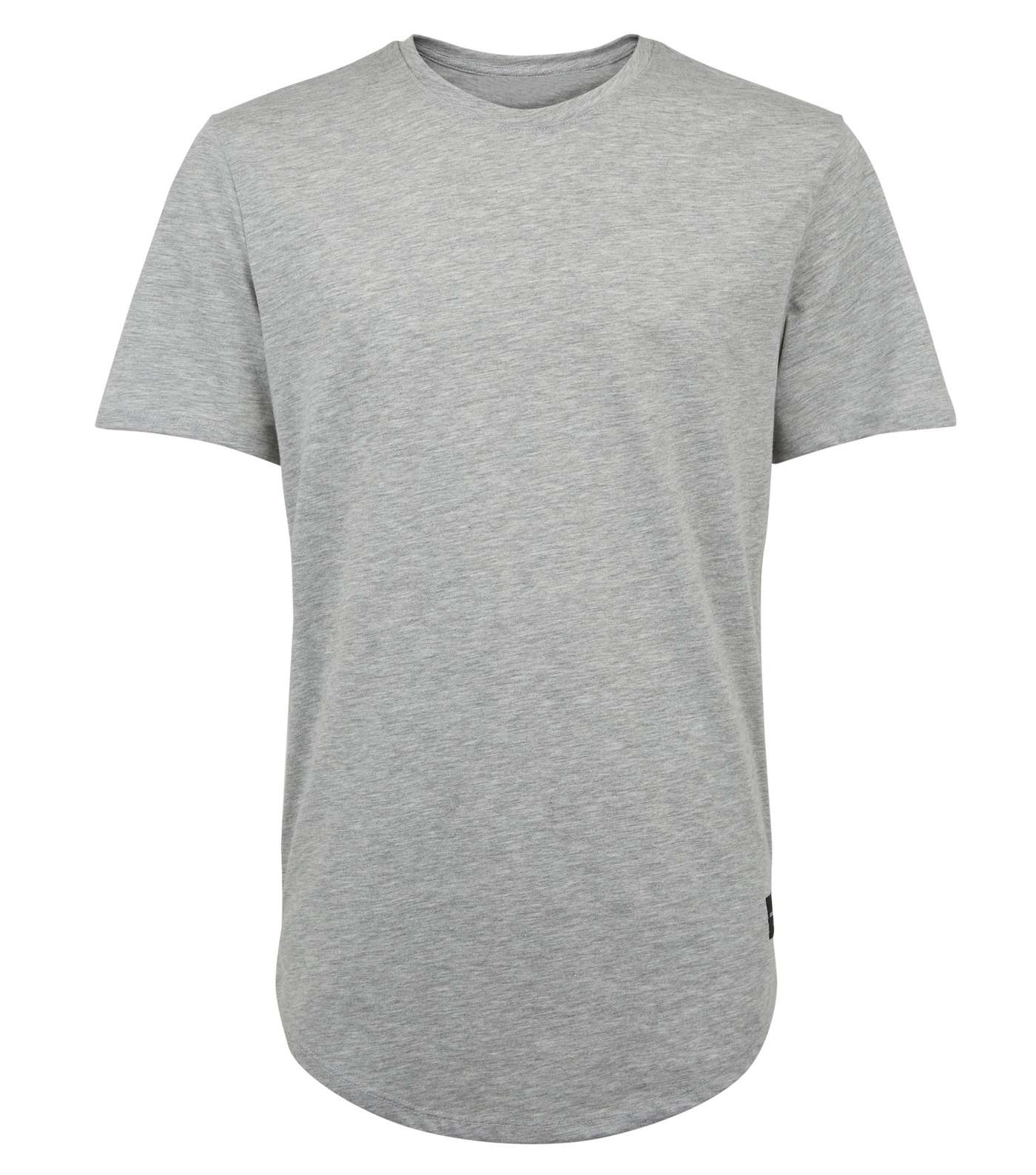 Only & Sons Grey Marl Long Logo T-Shirt Image 4