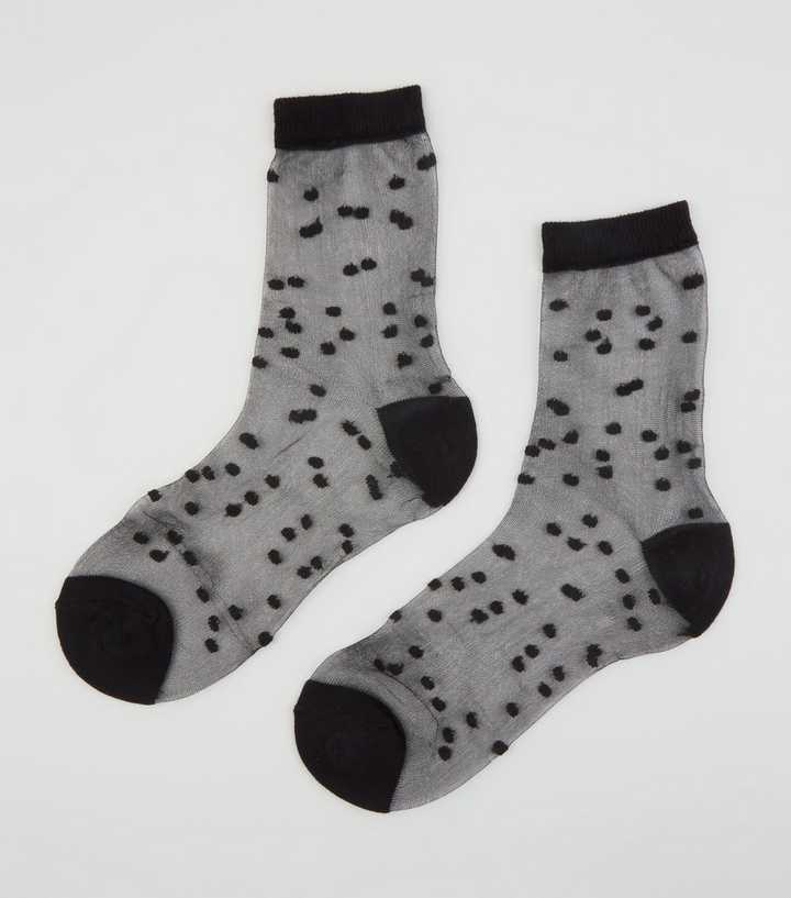 Spotty Mesh Socks