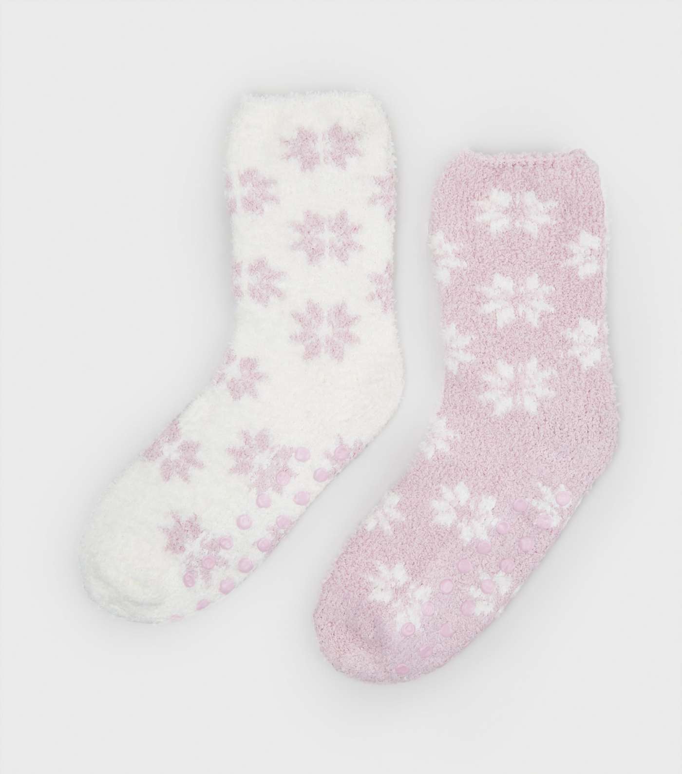 Girls 2 Pack Pink Bouclé Socks