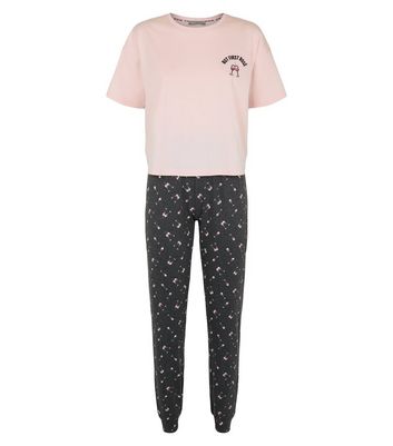 Rose jogger set sale