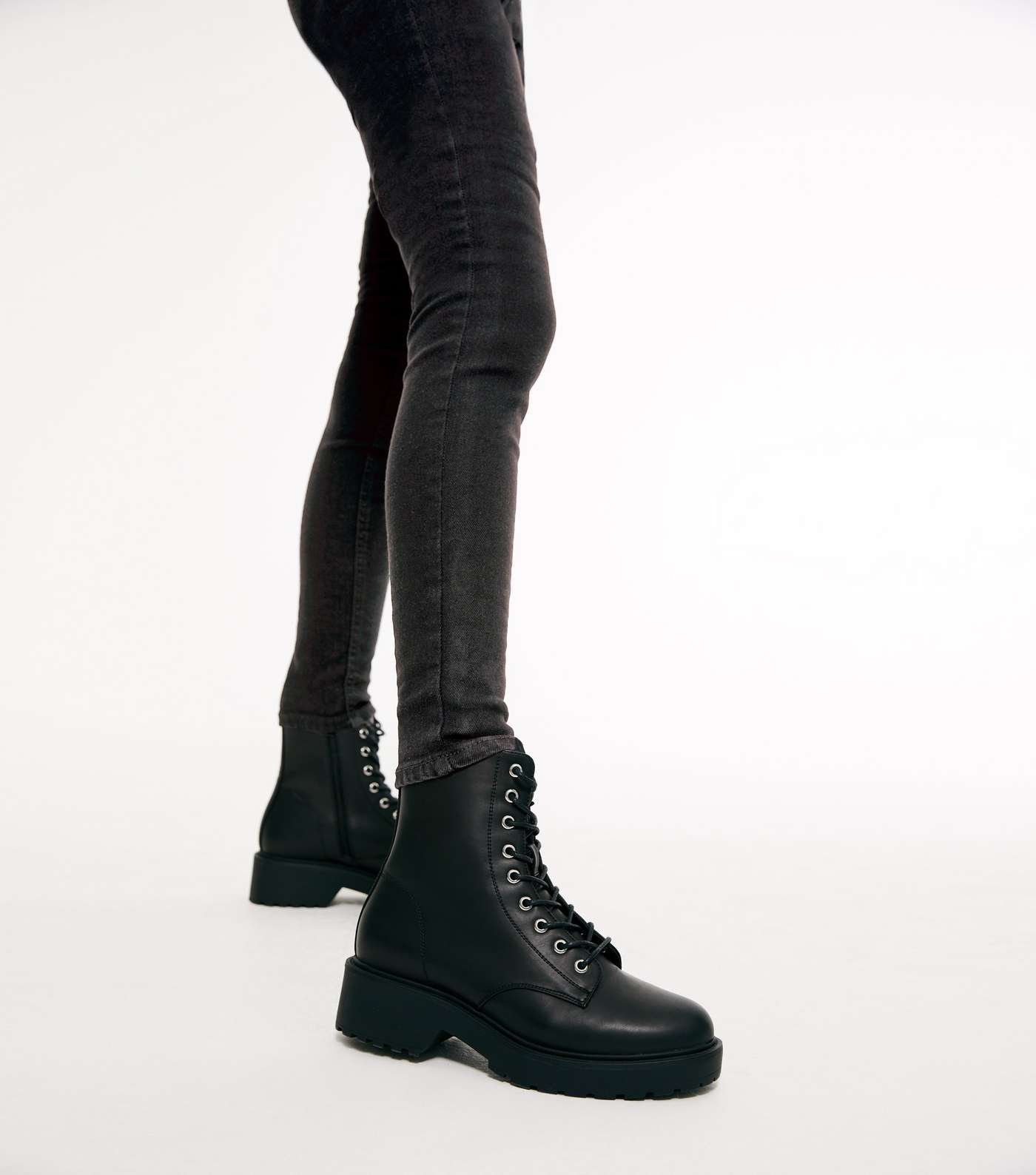 Tall Black High Waist Hallie Super Skinny Jeans Image 4