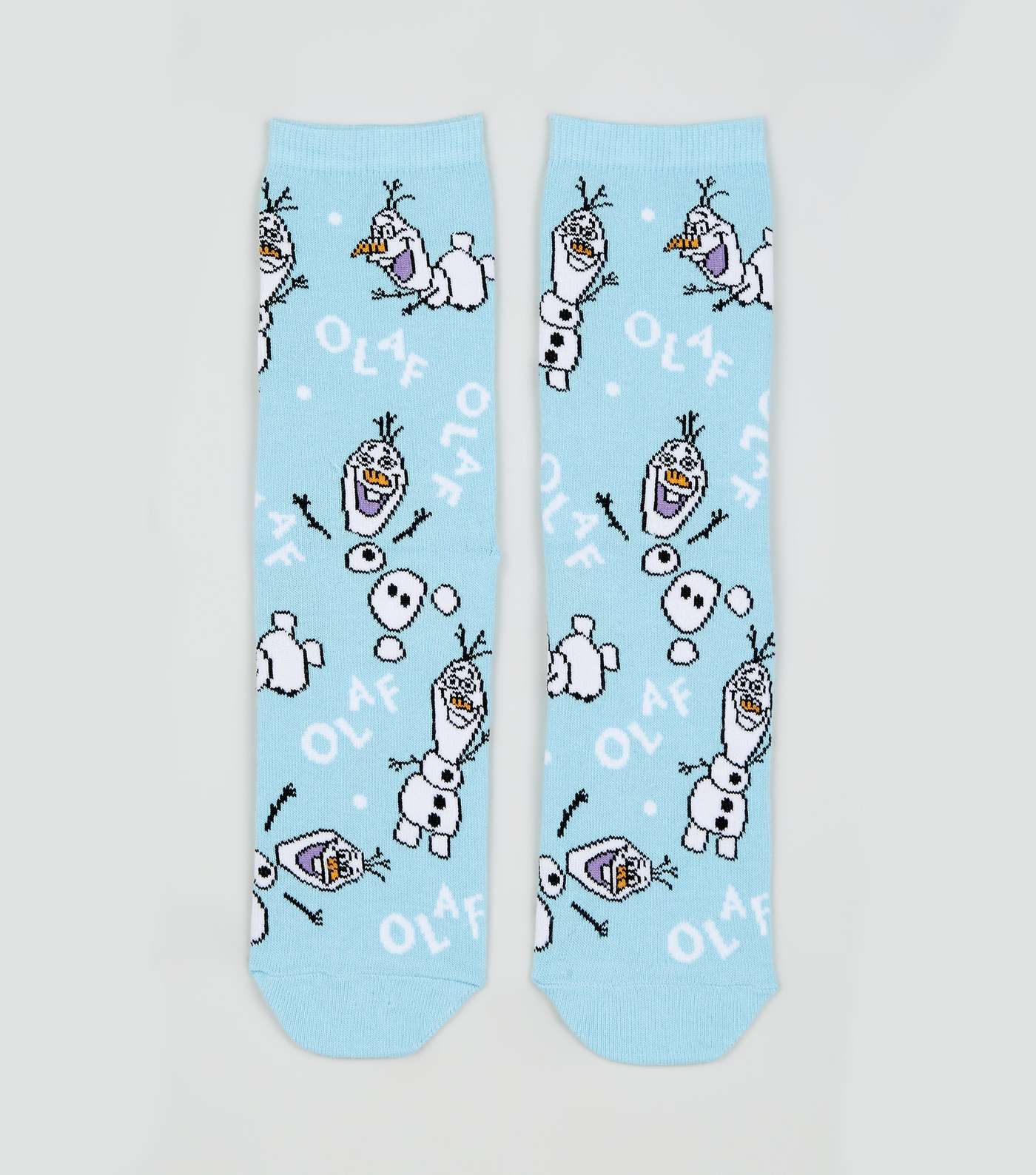 Pale Blue Disney Frozen Olaf Socks