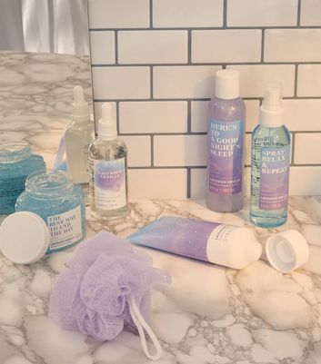 Lilac Good Night's Sleep Bath Set | New Lilac bath Pillow BUY ONLINE HERE