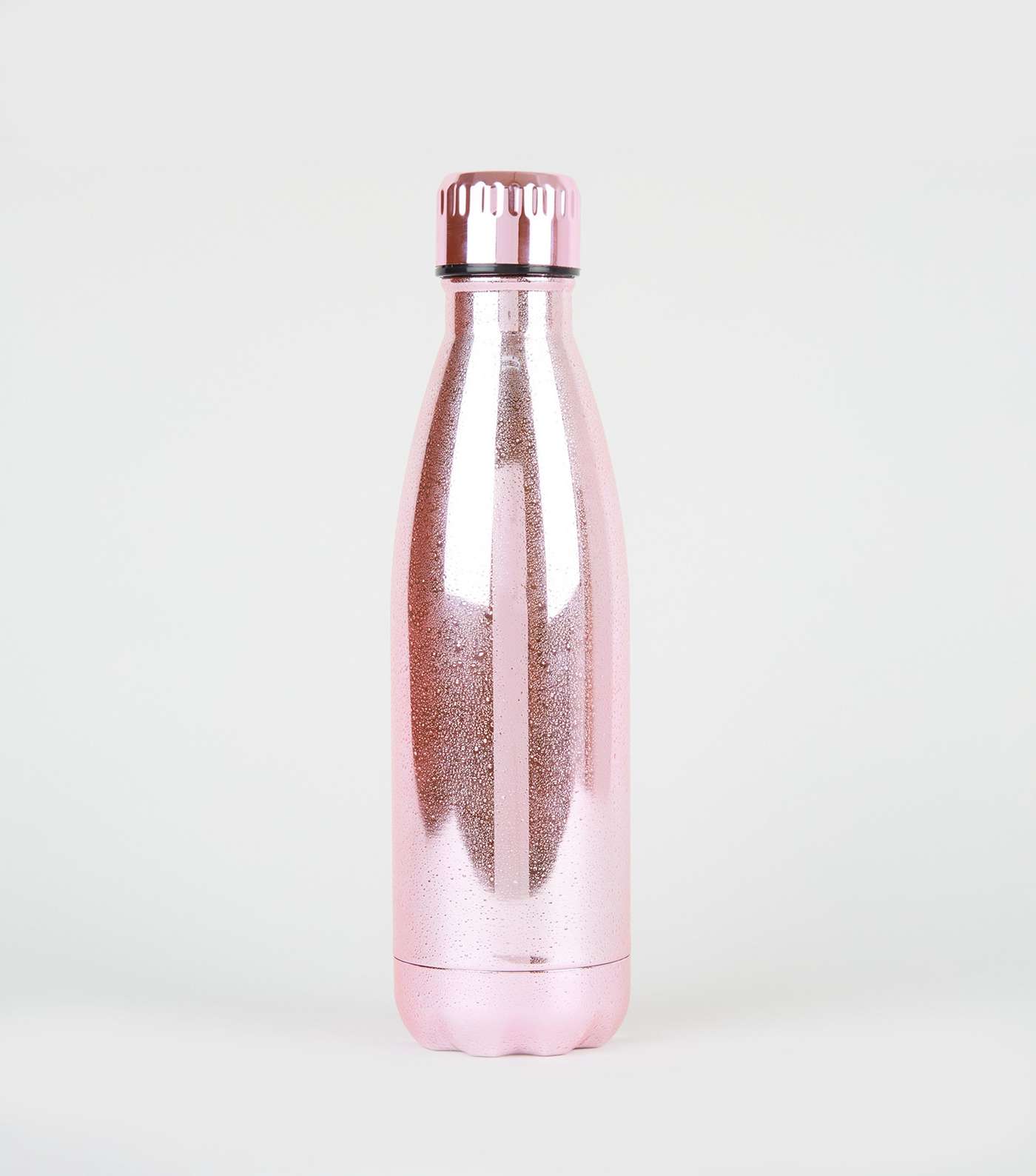 Pink Textured Metal 500ml Drinking Bottle