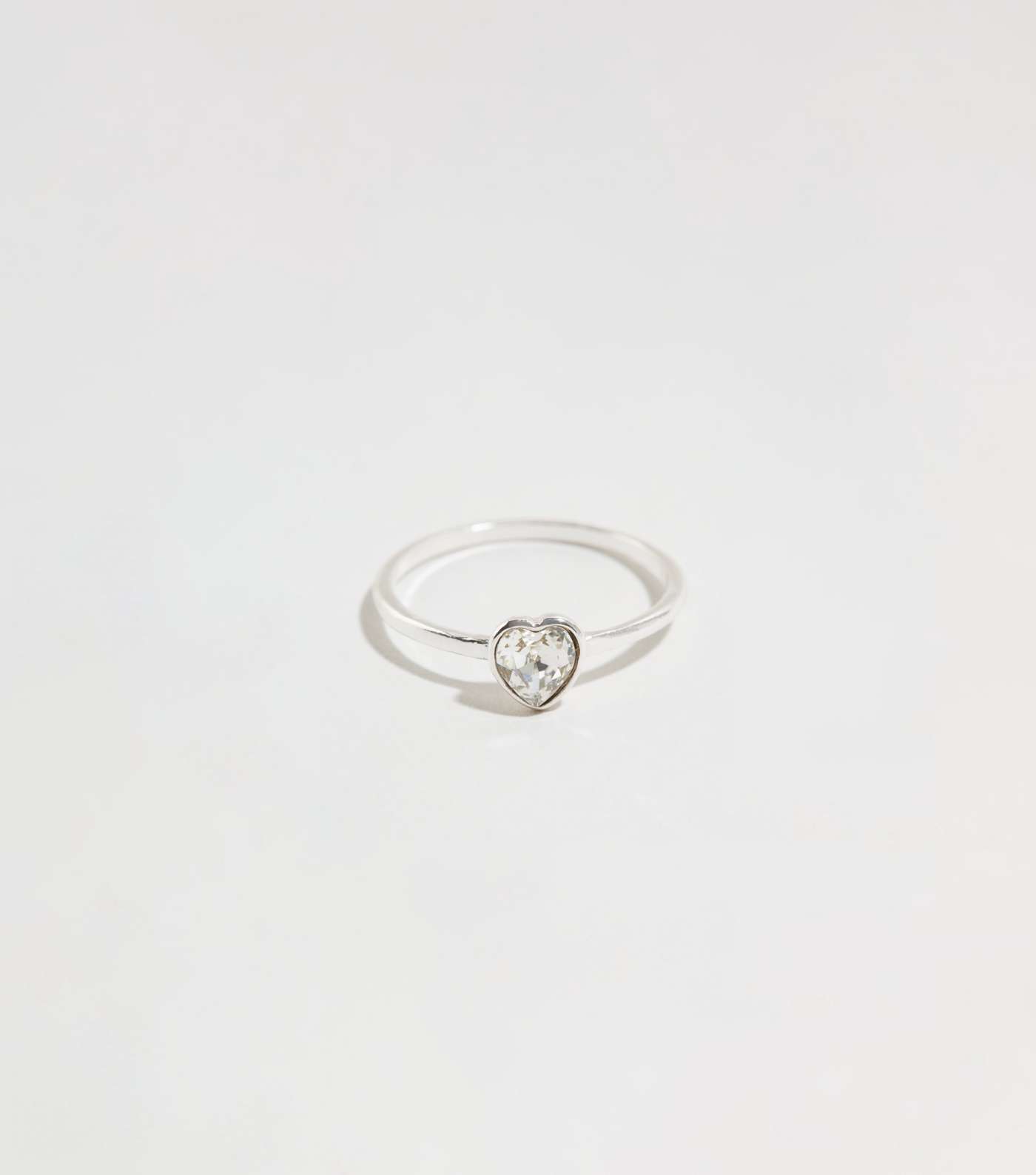 Silver Heart Ring with Crystals from Swarovski® Image 2