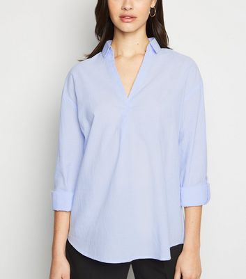 pale blue womens shirt