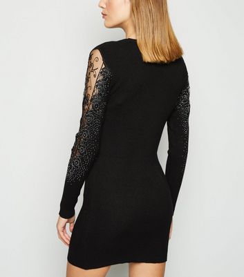 diamante jumper dress