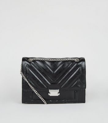 quilted chain shoulder bag