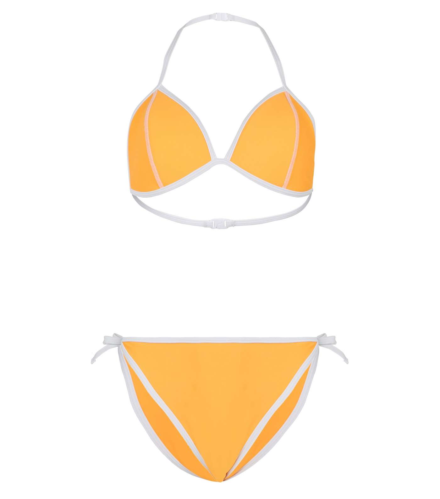 Girls Yellow Scuba Bikini Set
