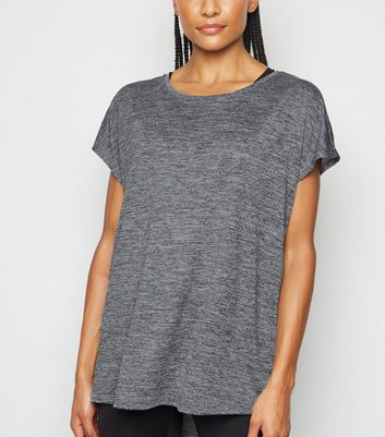 grey marl shirt