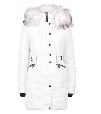 white parka coat