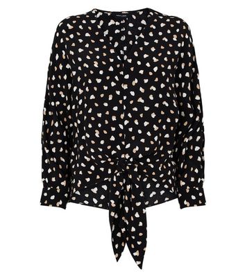 black spot blouse