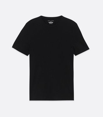 Black Muscle Fit Cotton T-Shirt | New Look
